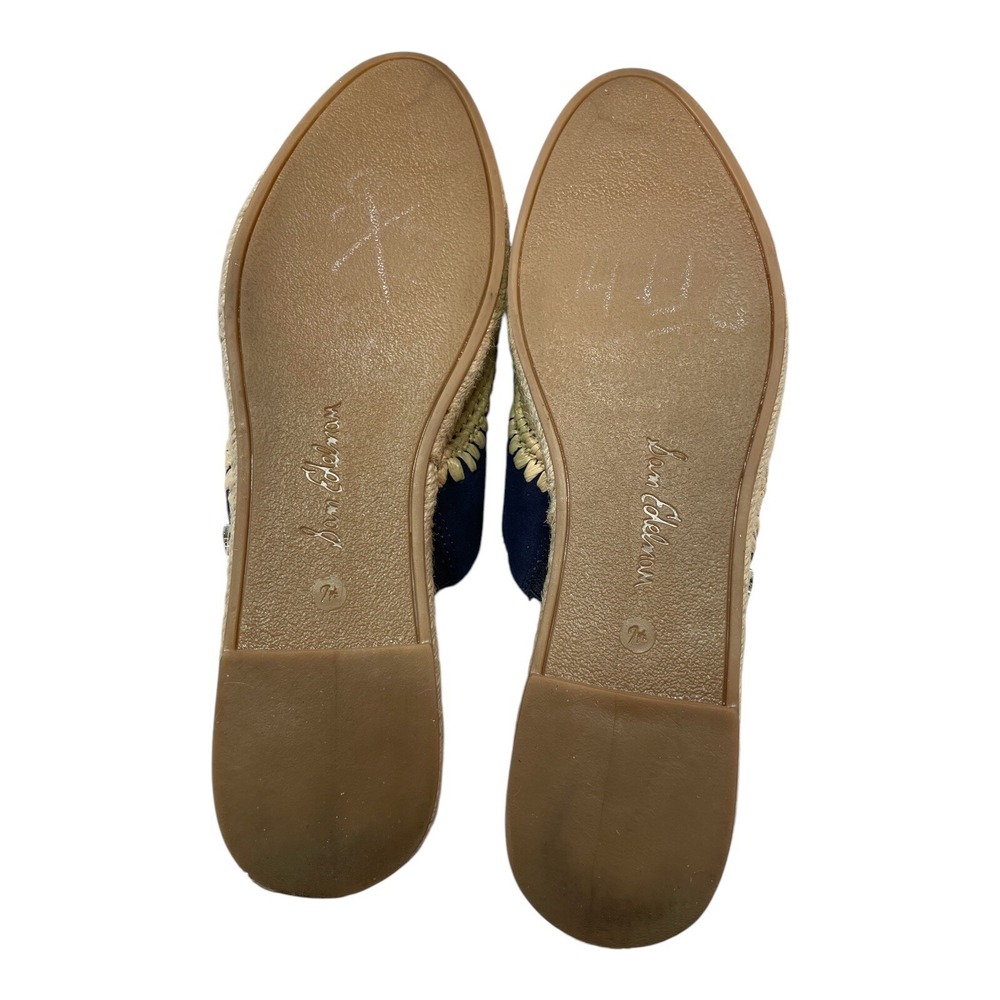 Sam Edelman Austin Navy Suede Espadrille Size 7.5 - Picture 6 of 6